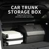 Car Leather Storage Box Trunk Stowing Tidying Folding Organizer Bag Accessories For Benz AMG Exclusive A C E R V Class CLA CLS