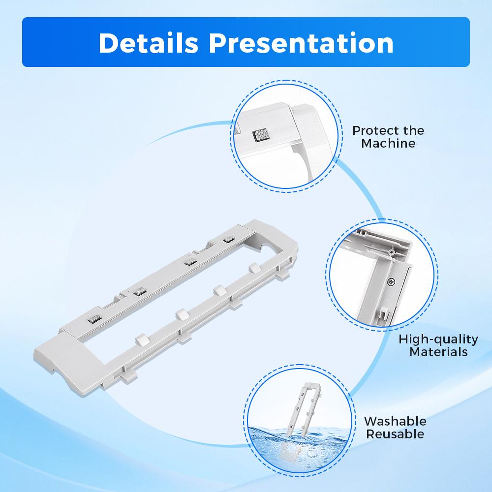 For Roborock Q Revo/ Qrevo MaxV/ Qrevo S/ Qrevo Pro/ QV 35A/Qrevo Plus/P10 / P10S/ P10 Pro Robot Vacuum Main Brush Cover Part