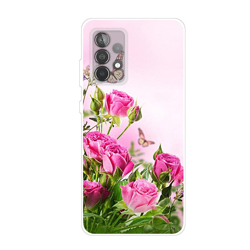 For Samsung Galaxy A52 5G Case Soft silicone TPU Back Cover For Samsung A52 5G 2021 Phone Cases A52 A 52 5G A526B Coque Shell