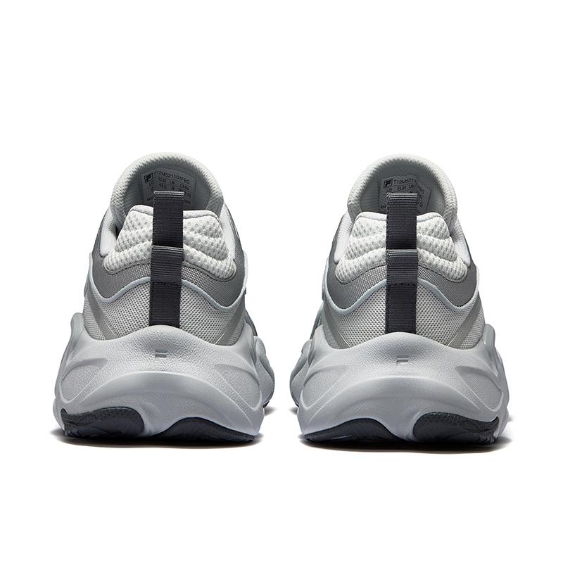 FILA Fusion Force DX Gravity Shoes Fashion Versatile Fabric Synthetic Leather Low Top Casual Running Shoes Men sneaker Space-Silver T12M521101FBS