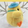 Futupe Cute Plush Small Animal Mascot Keychain Keyring, Korean Style, Stylish Bag Charm, Gift, Set of 2 (Chick)