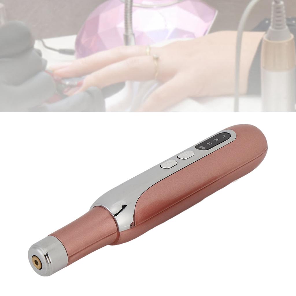 Nail Drill NaMachine Kit Portable Electric Nail File Set Nail Tools 0-15000rpm Rechargble Nail Grind  for Home Nail Salon