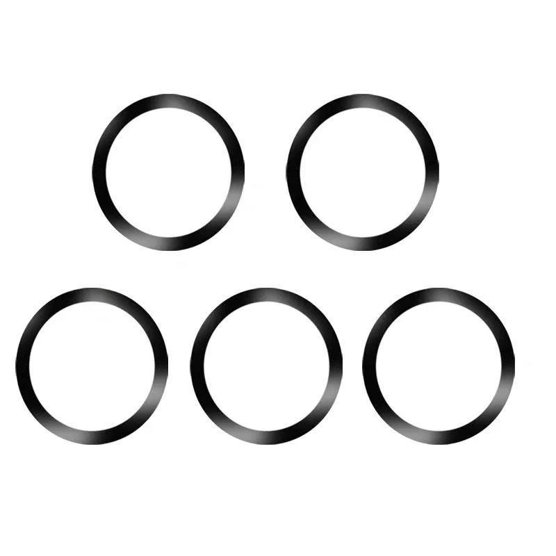 Universal Magnetic Metal Plate Ring For Samsung iPhone Magsafe Wireless Charger Car Phone Holder Sticker Round Magnet Patch 5