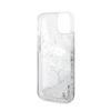 Karl Lagerfeld Liquid Glitter Nft Karl's Head - Etui Iphone 14 Plus (Srebrny)