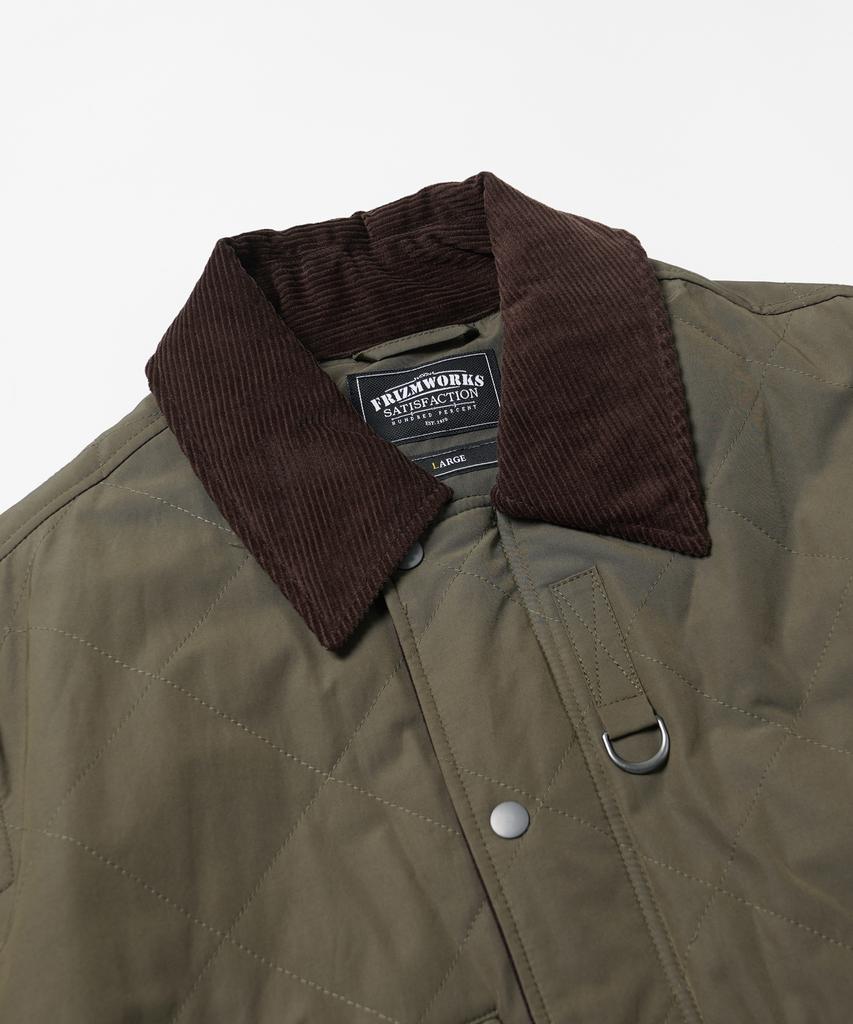 Frizmworks Quilted Heritage Hunting Jacket _ Olive