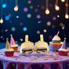 Tricky Middle Finger Creative Middle Finger Hand Shape Finger Silly Funny Party Novelty Sunglasses Novelty Party Glasses Gram [Qintreesify]