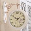 Double Face Large Wall Clock Room Decor Vintage Wall Watch Digital Clocks Mechanism Modern Design Home Decoration AccessorX8Y2H7