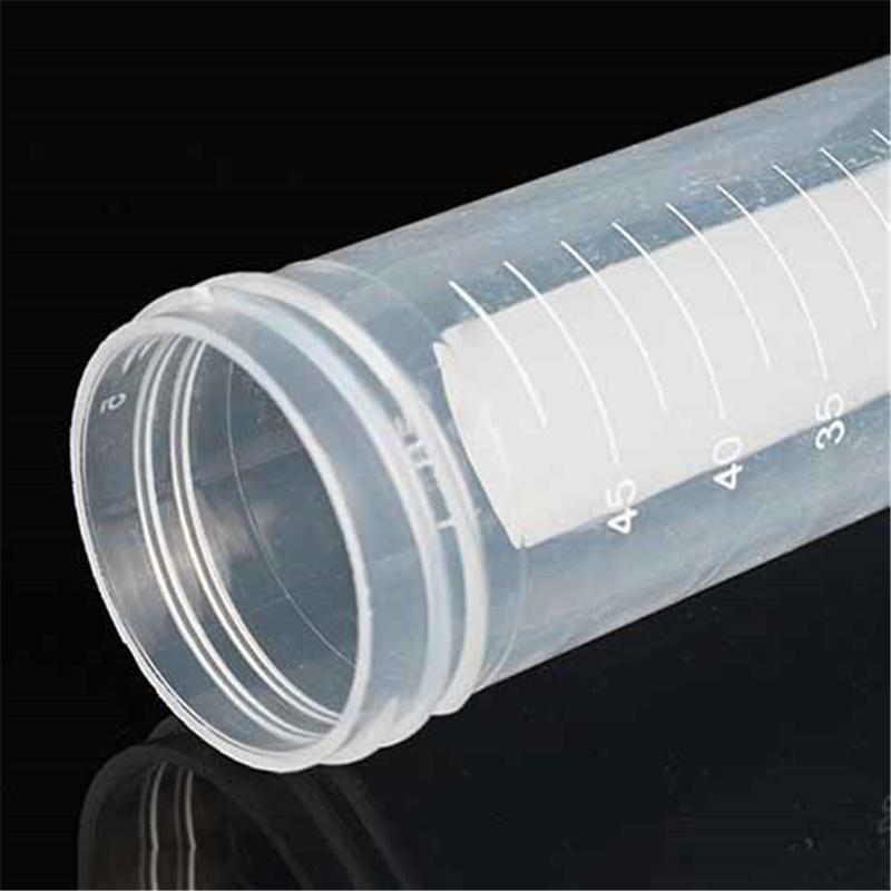10/20/50 pezzi Tubi da Centrifuga in Plastica da 50 ml - Fondo Rotondo/Conico/Piatto Grado Laboratorio Strumento Didattico per Ricerca Chimica