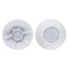 Tray Resin Mold Serving Board Plate Epoxy Resin Mould Fruit Tray DIY Mold Nut Snacks Tray Organizer Dish Silicone Mold