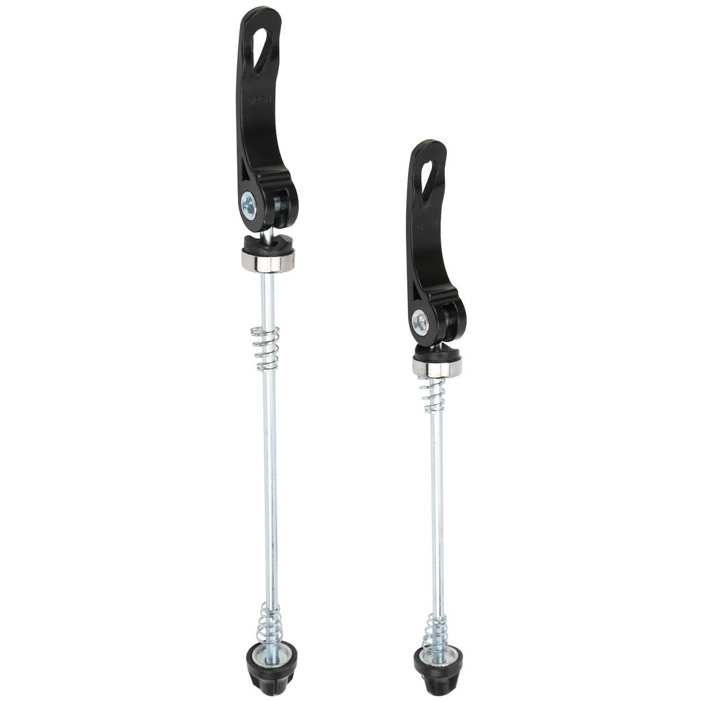 1 Pair Bicycle Quick Release Skewers Front Rear Skewer  Road Mountain Bike Accessory Black