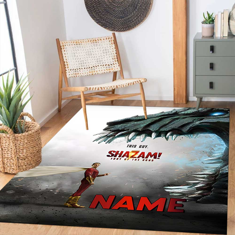 Warner Bros. Works (4) Customize Your Name Rug, Office Chair Cushion, Home Bedroom Living Room Gift.