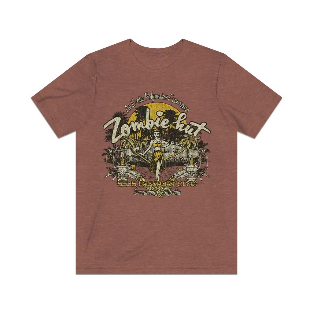 Zombie Hut 1945 Vintage Men s T shirt 4XL