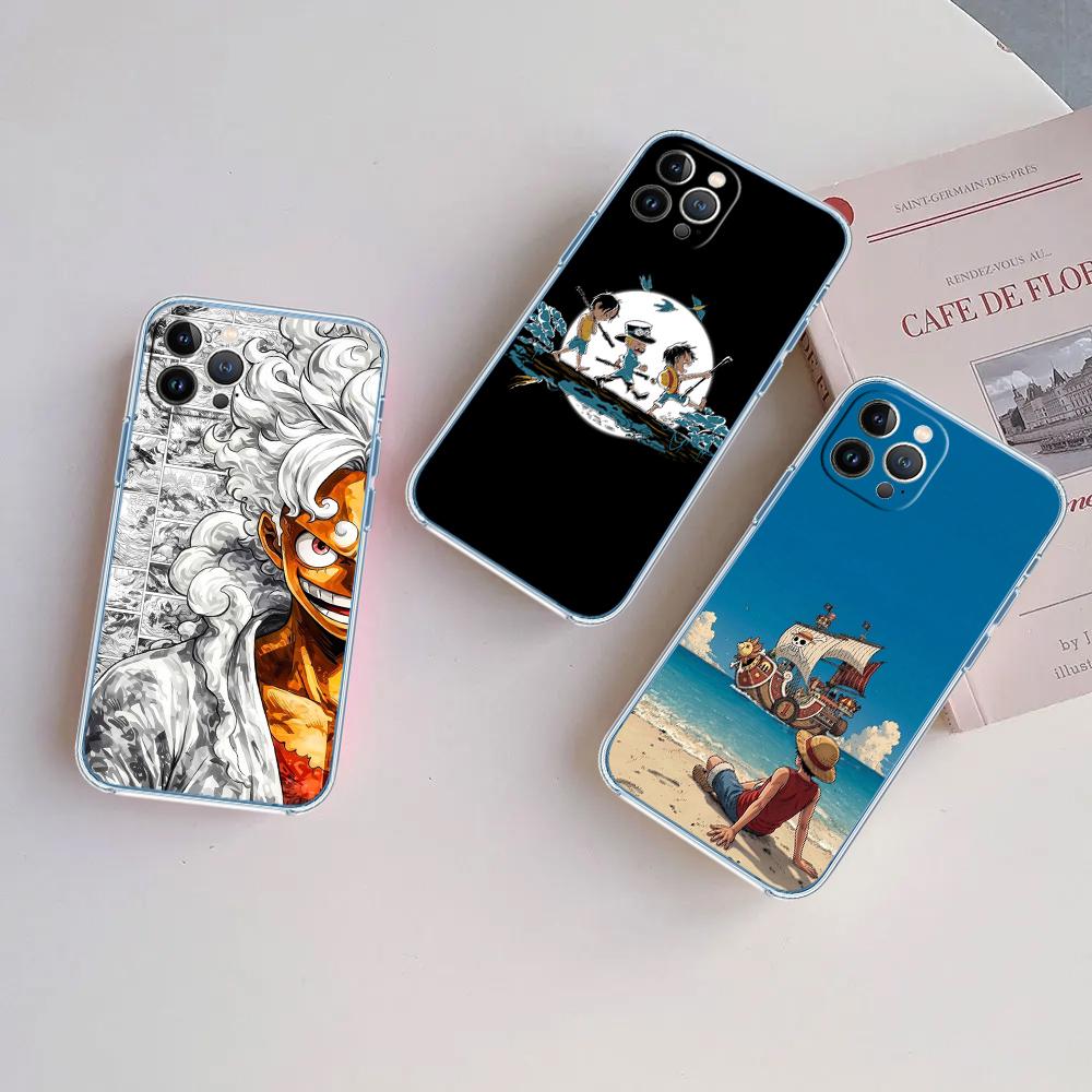 FM4 Anime One Piece Transparent Phone Case for Motorola Moto G40 G04 G05 One Ace Action Fusion + Plus Hyper Macro Vision Zoom