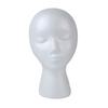 Lightweight Foam Mannequin Head for Wigs And Hats Display, Eyewear Display Model with Stable Base Glasses Headwear Styling Photography