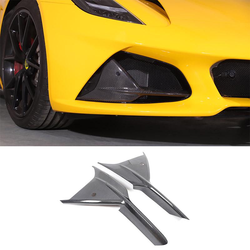

Real Carbon Fiber For Lotus EMIRA 2026-2026 Car Front Bumper Air Outlet Camera Cover Decorative Sticker Car Accessories
