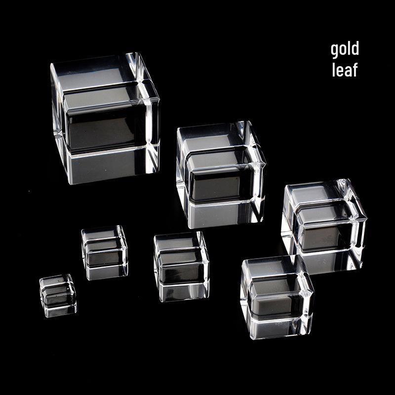 Clear Acrylic Cube Display Stand for Jewelry Accessories