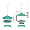 Outdoor Bird Feeders Foldable Hummingbird Birdhouse Feeder Large Capacity Weatherproof Feeding Station For Backyard Courtyards
