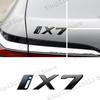 1Pcs Car Styling ABS Plastic Emblem Decor For BMW I3 I4 I7 IX IX3 IX4 IX7 Logo Rear Tail Bumper Trunk Sticker Auto Accessories AT8