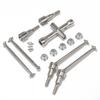 RC Car Brushless / Brushed Metal Front and Rear Drive Shaft CVD Driveshaft for SG116PRO SG116MAX SCY 16101 16102 16201 Parts