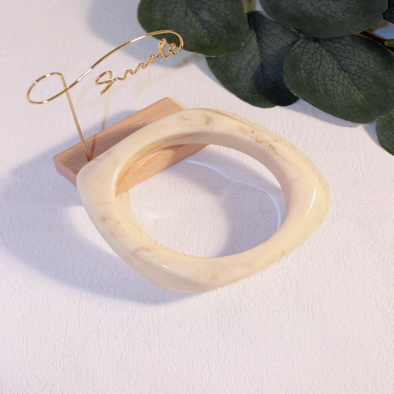 

Нерегулярный акриловый квадратный браслет для женщин, для девушек, геометрический браслет, подарок, летнее украшение