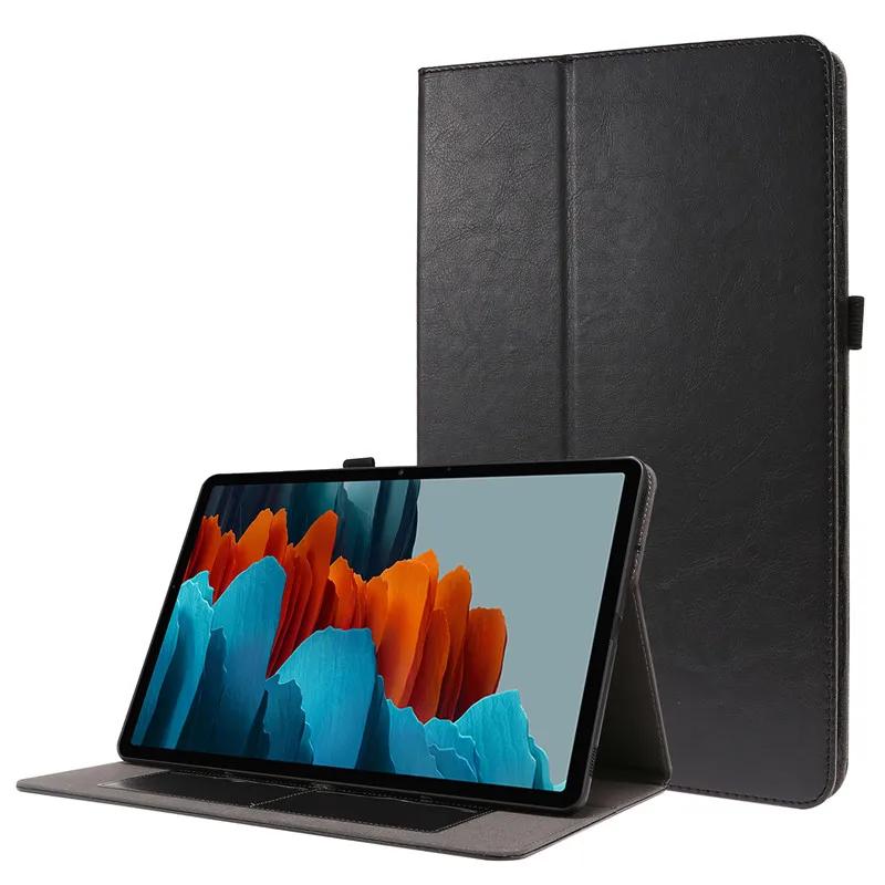 

SM-T970 SM-T975 Tablet Case for Samsung Galaxy Tab S7 Plus Cover 12.4 2020 Shell for Samsung S7 11 SM-T870 SM-T875 Tab S7 Case Tab S7 11 inch чёрный