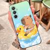 Funny Capybara Phone Case For Samsung S26 S25 Edge S24 S23 S22 S21 S20 Ultra Plus Fe Galaxy Silicon Cover