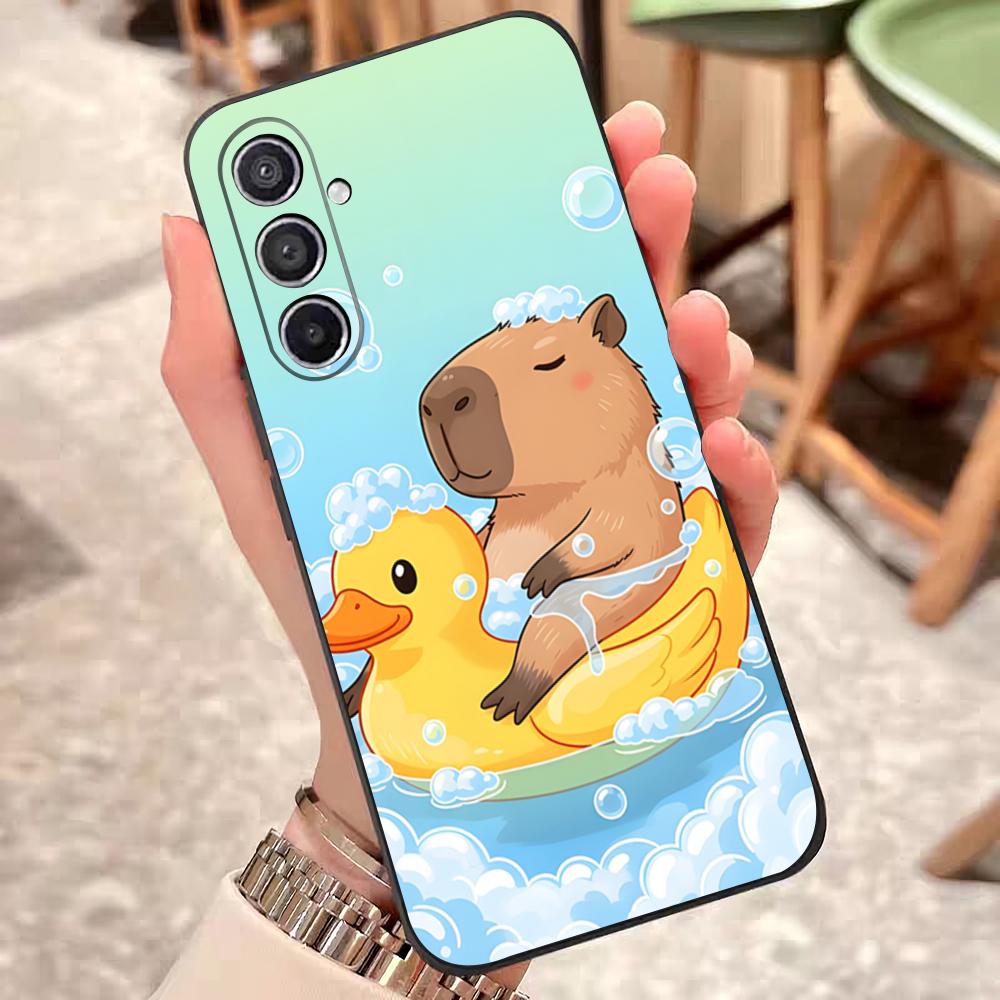 Funny Capybara Phone Case For Samsung S26 S25 Edge S24 S23 S22 S21 S20 Ultra Plus Fe Galaxy Silicon Cover