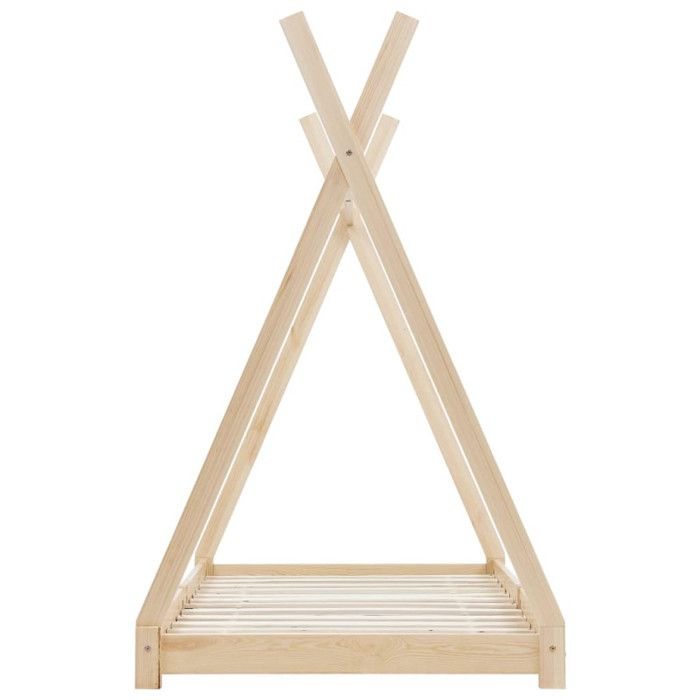 VidaXL Kid's Bed Frames Kid's Cabin Bed Children's Bed Structure House Children's Room Interior 70x140 Cm 283355