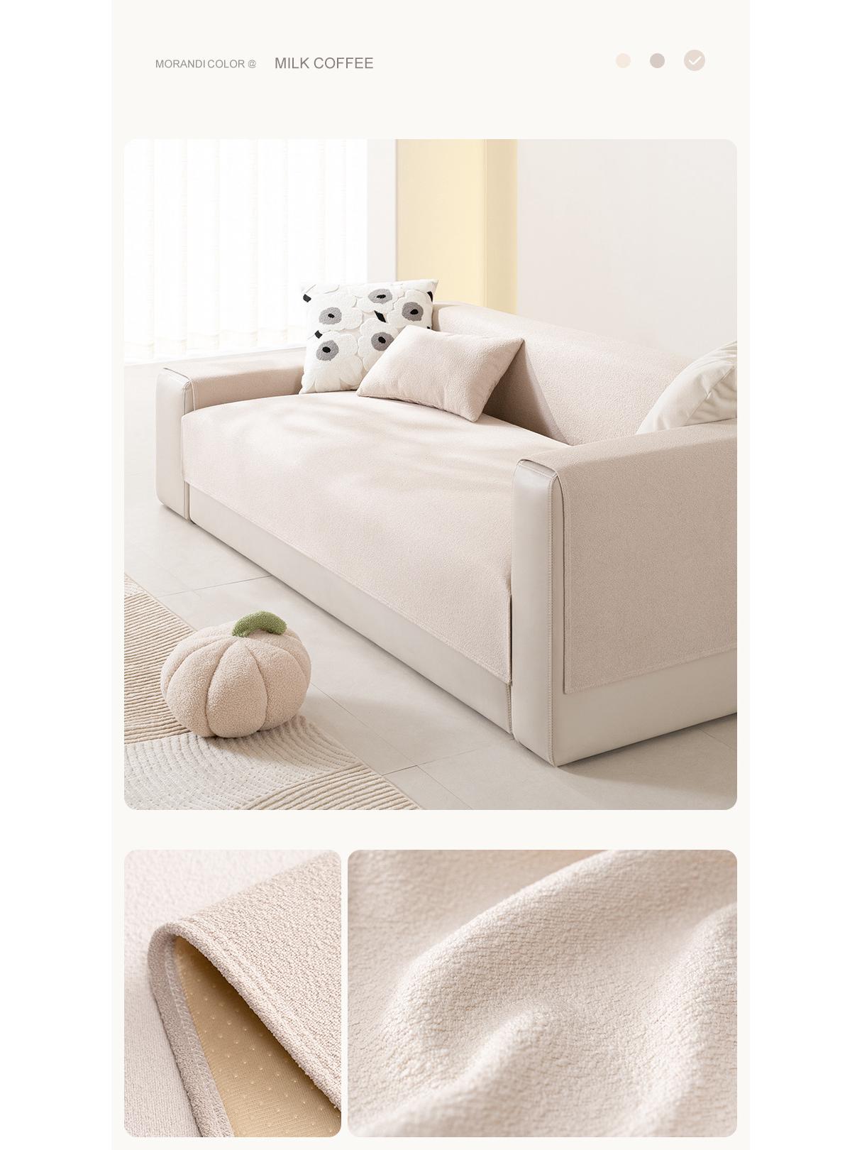 

Универсальная бархатная диванная подушка: Нескользящий, современный чехол для сиденья и спинки на все времена года. 90x160