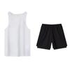 Li-Ning Skin-Friendly Comfortable Breathable Quick-Dry Double-Layer Anti-Embarrassment Shorts Casual Sports Set Unisex sets ZHXY223-2