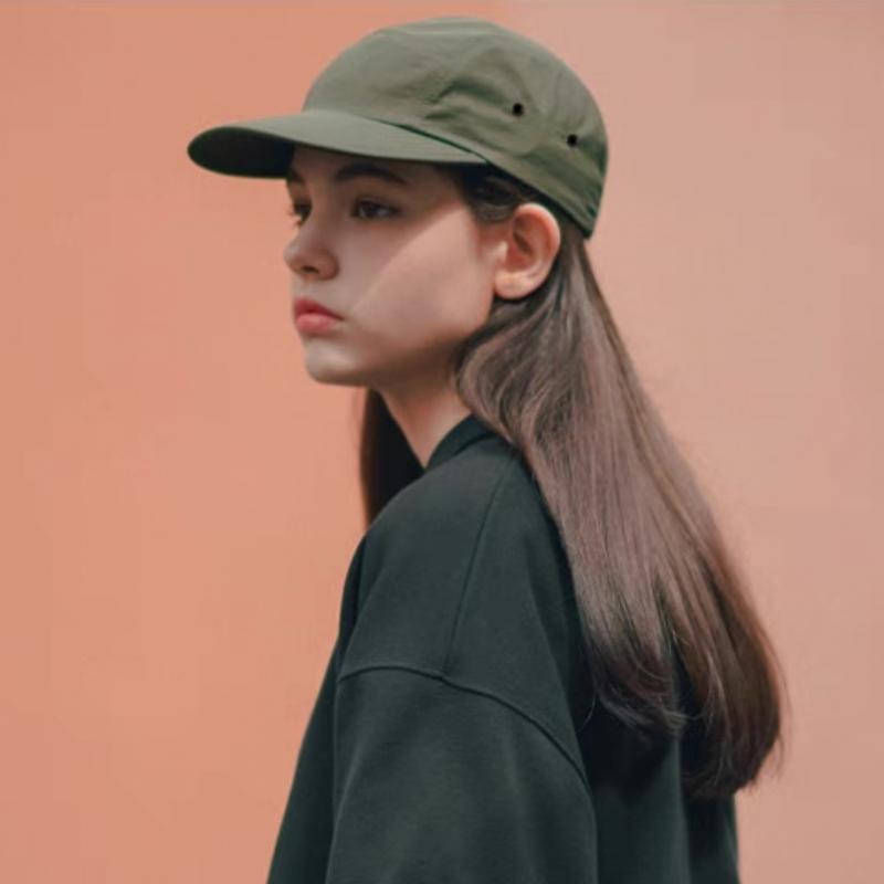 And Women Flat Brims Fast Drying Solid Color Baseball Caps Air Permeable Minimalist Sun Protection Outdoor Use Peaked Hats All-Match Fashion