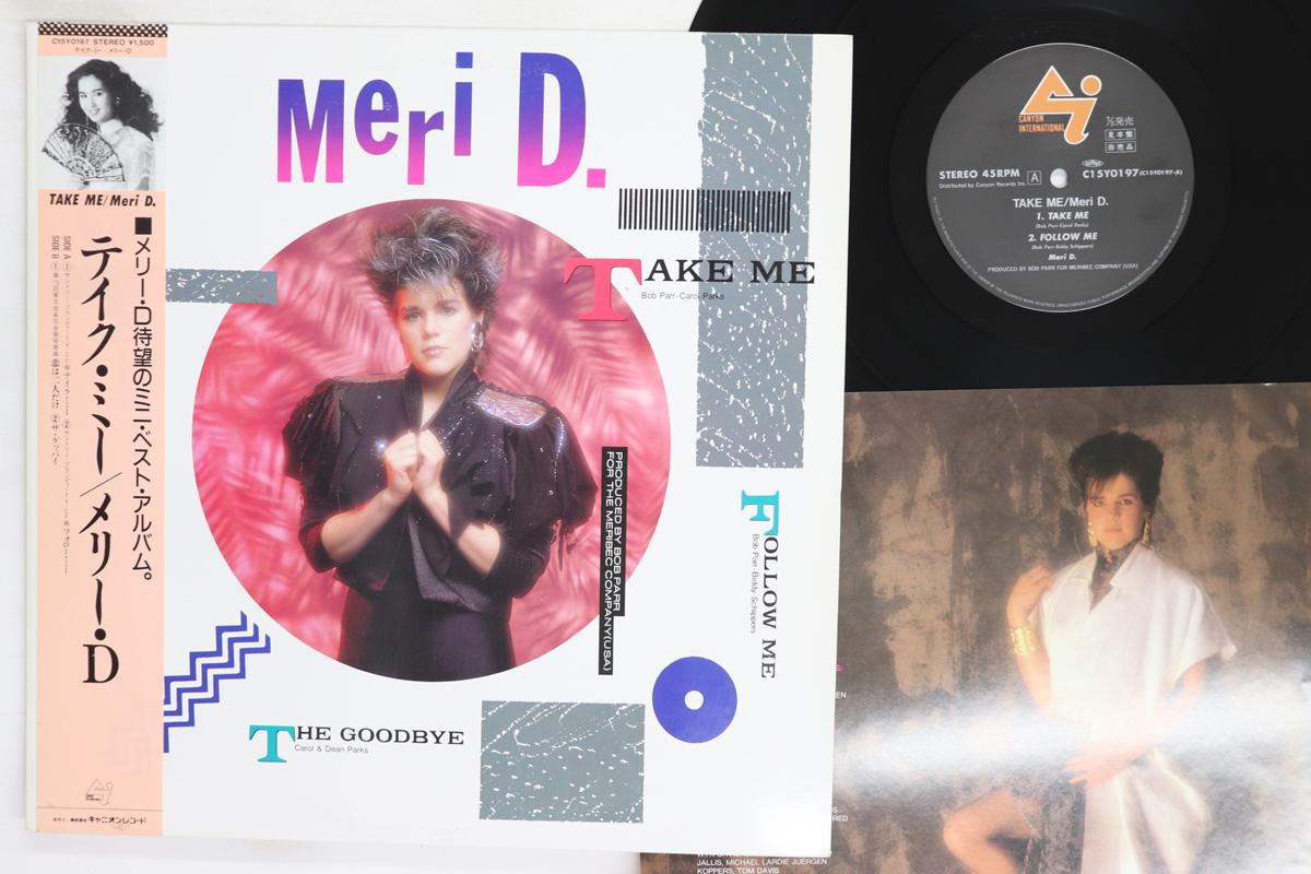 

12inch Record MERI D. Take Me C15Y0197PROMO CANYON 1986 Japan Obi Pop Used