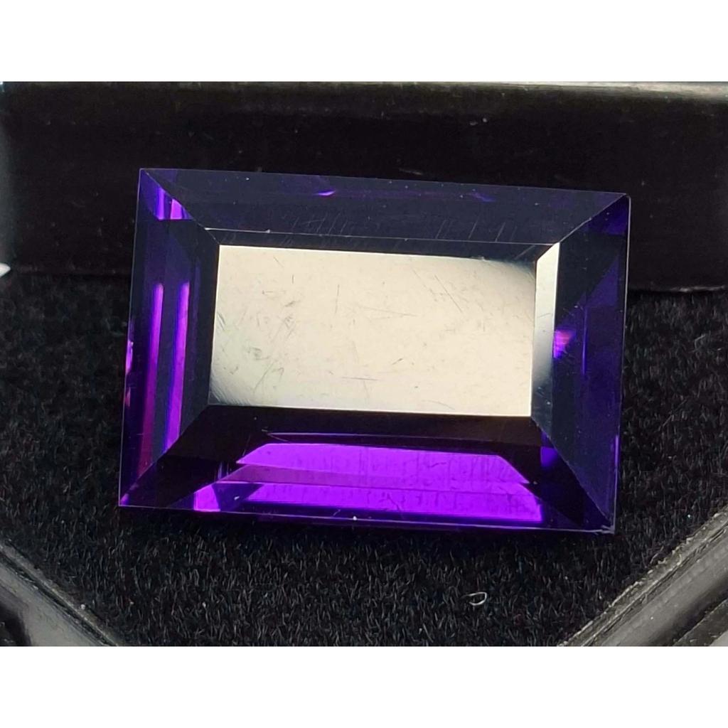 Natural Purple Amethyst 12-14 Ct Baguette Cut Certified Beautiful Gemstone