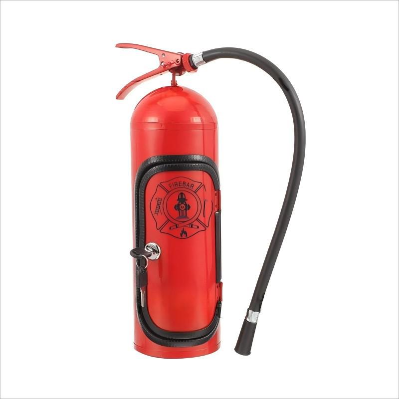 Трансграничный винный шкаф: Мужская винная коробка на тему огнетушителя, настенный декор и металлическая ручная работа, мебель