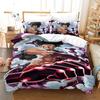 Comforter One Piece Anime Bedding Set Juvenile Monkey D.Luffy Odyssey Design Bedding Set King Size Bed Comforters