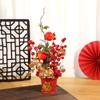 Artificial Flowers Bouquet 2025 Desk Photo Prop Chinese New Year Decoration for Spring Festival Indoor Porch Wedding Home Decor