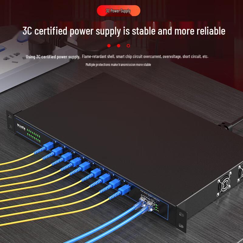 Fenghuoweisight Gigabit Fiber Optic Media Converter