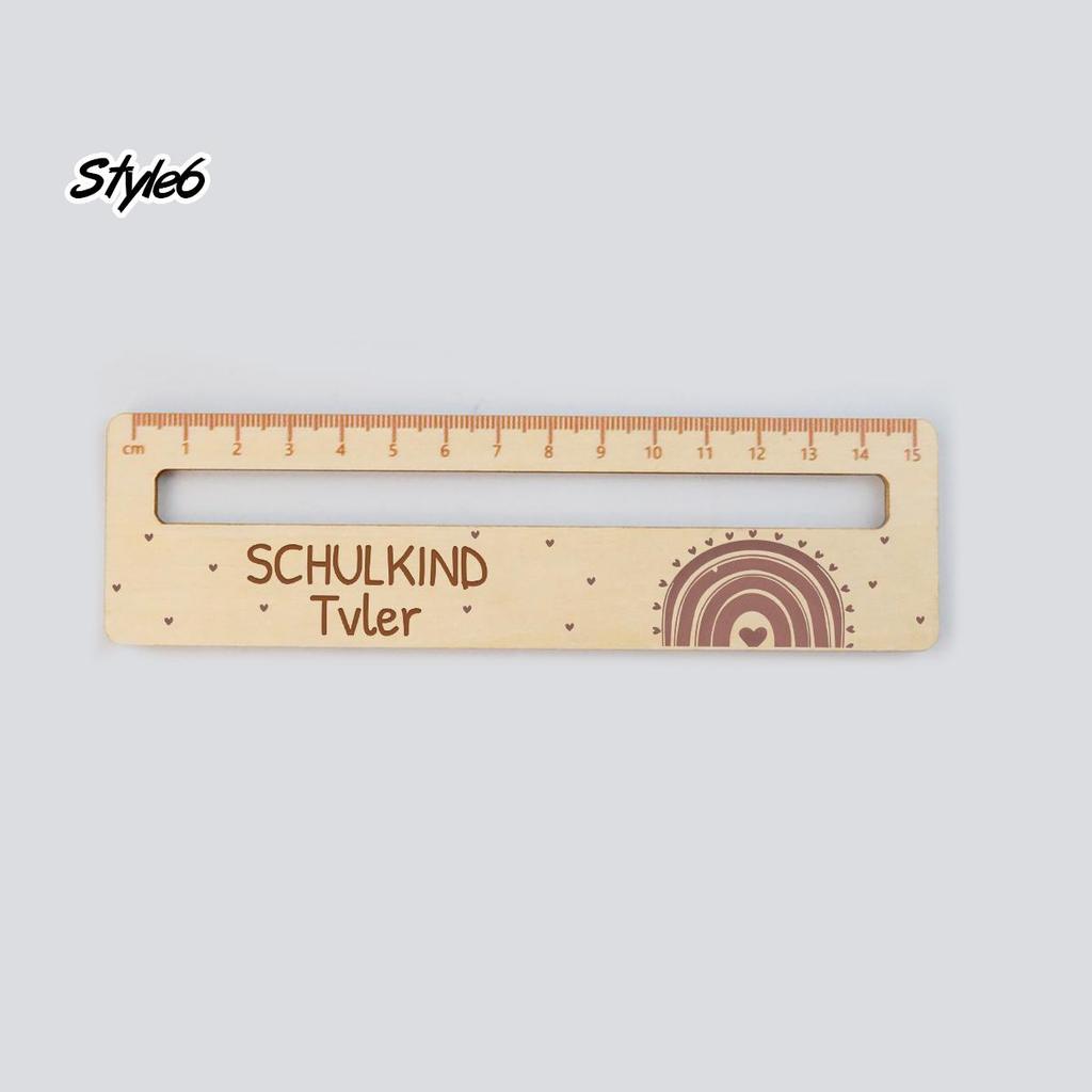 Custom Cartoon Ruler With Name, Personalized Reading Aid Ruler For Daily Learning And Desk Decor,