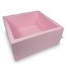 Dry Pool 90x90x40cm Powder Pink Without Balls