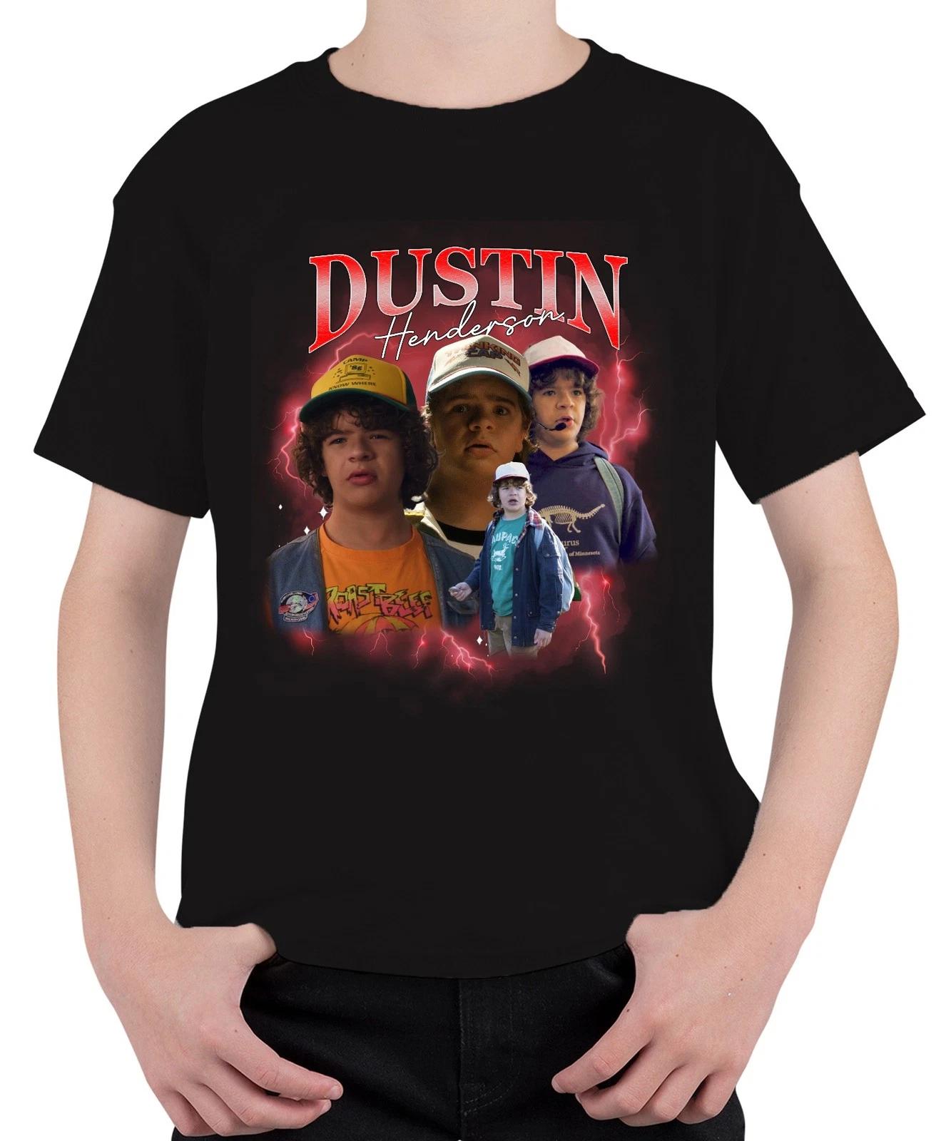 Dustin Henderson Stranger Fan Geschenk Retro 80er Vintage Hawkins Unisex Kinder S