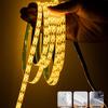 Ultra-Bright Battery-Powered LED Strip Lights with Self-Adhesive Backing for TV and Wall Decoration