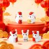 1/5Pcs Miniatures Cartoon Lucky Horse Micro Landscape Ornaments 2026 New Year Figurines Home Desk Decoration Gift