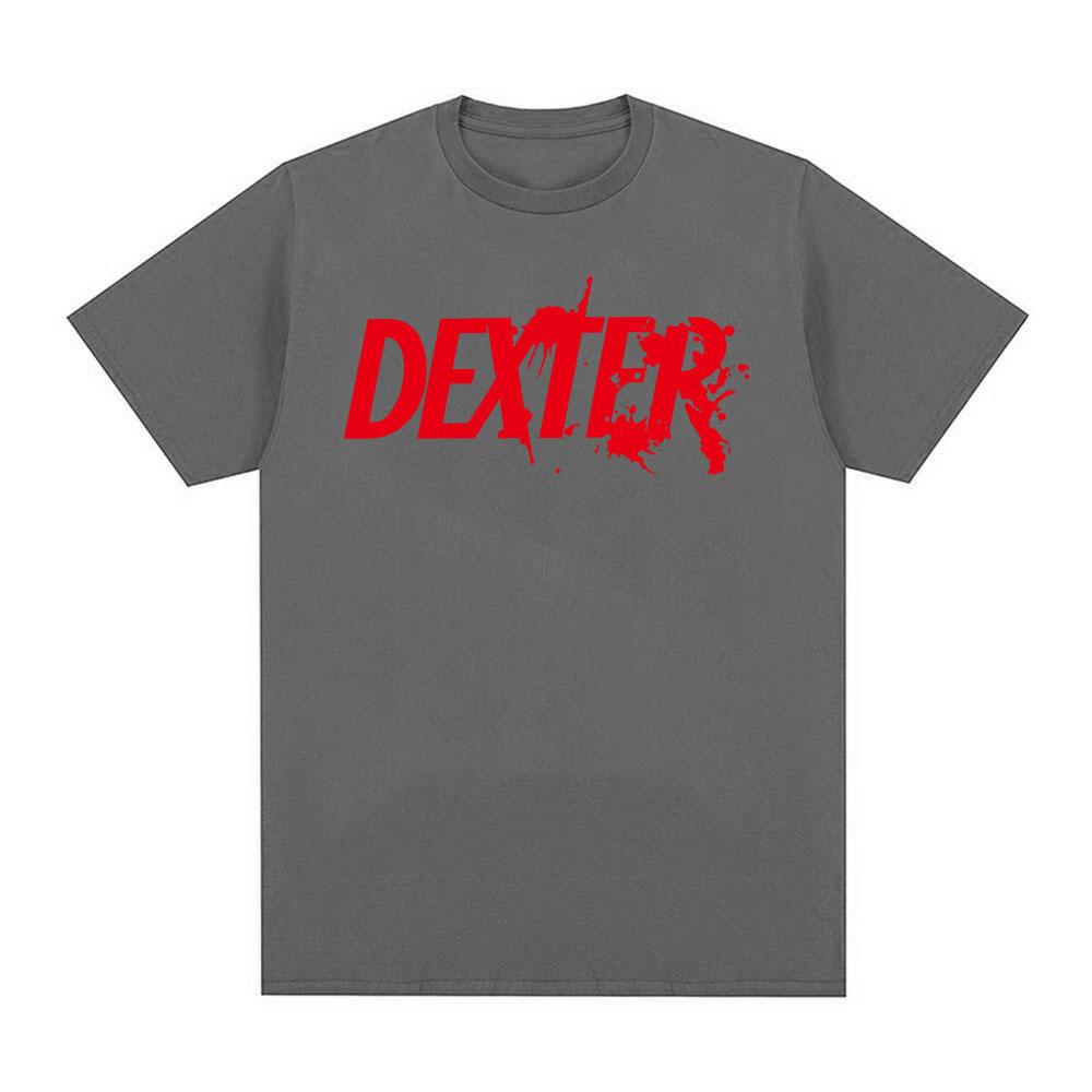 TV Play Dexter Morgan Logo Print T-shirts Men's Women Clothing Casual Oversized Short Sleeve T Shirt High Quality Cotton T-shirt