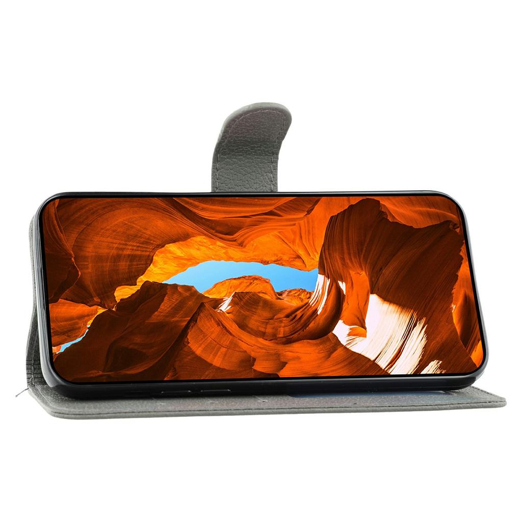 Für Motorola Edge 60 Pro 5G Hülle Federabdruck PU Leder Brieftasche Handyhülle