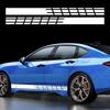 2PCS Car Door Side Skirts Long Striped Stickers Waterproof Car Body Decoration Decal Stickers Accessories For Acura TLX MDX TSX