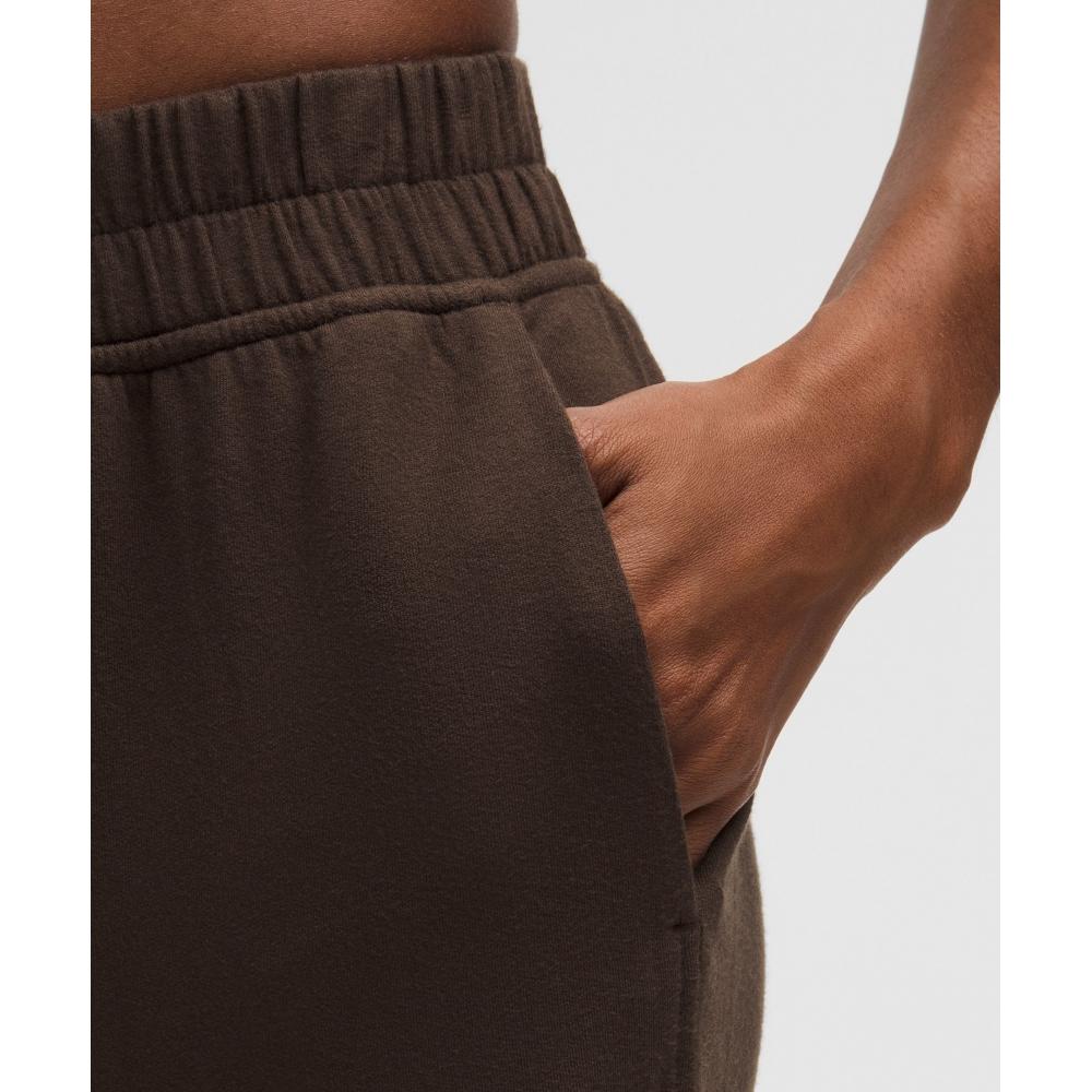 Lululemon Becalm Mid Rise Wide Leg Pant Walnut Crunch