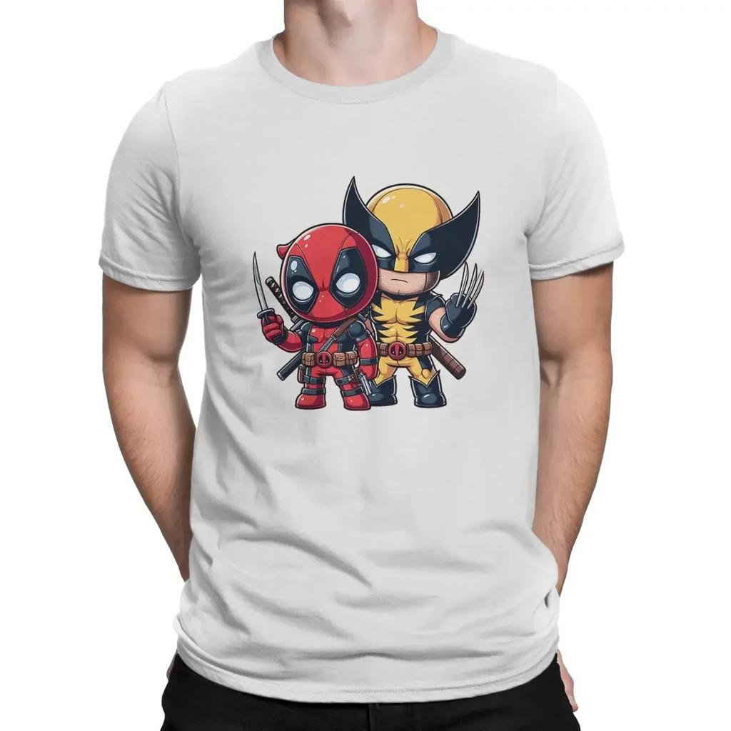 Claws & Chimichangas The Unlikely Bffs T Shirt Novelty T-Shirt Crewneck Disney Marvel Deadpool And Wolverine Tee Shirt#Color
