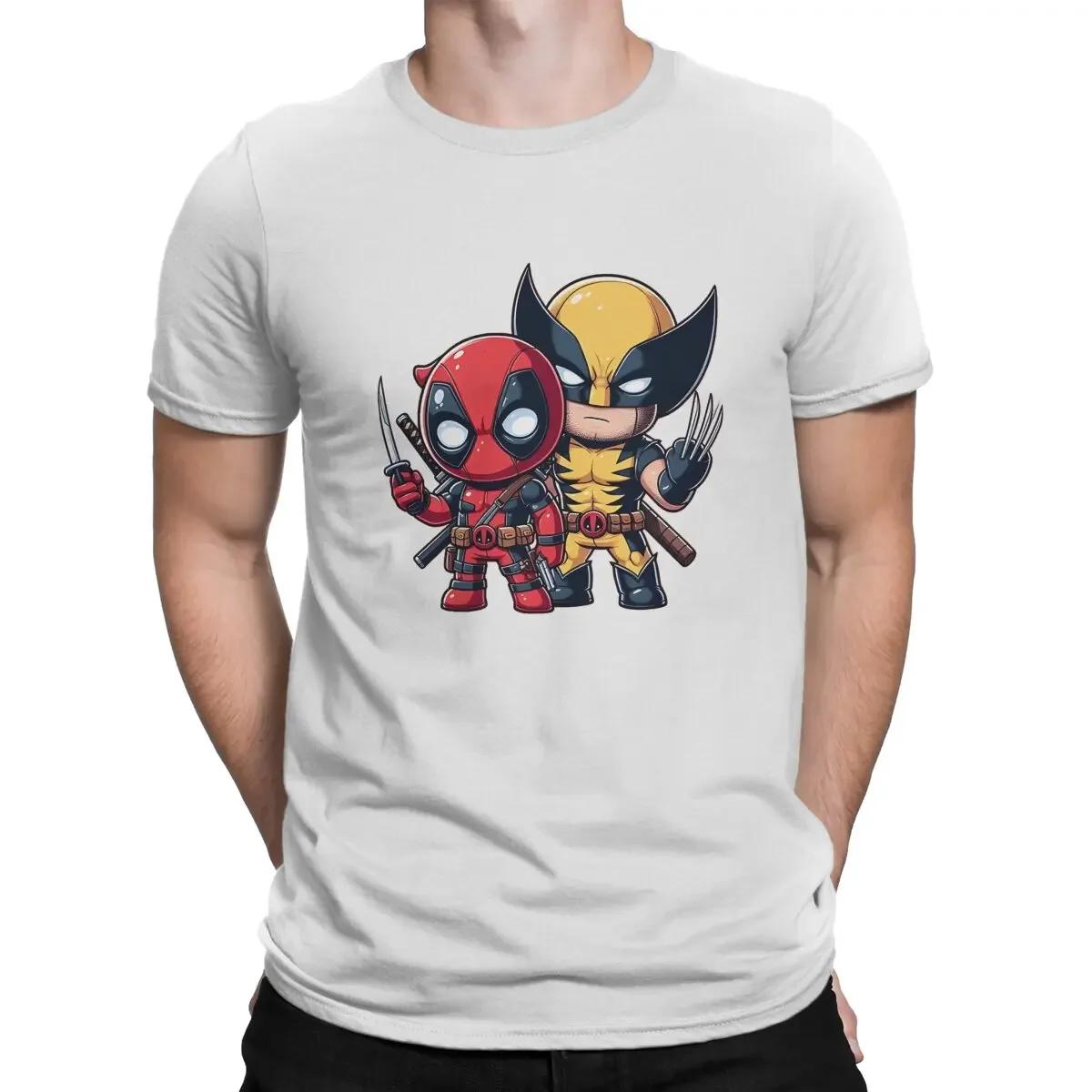 

Claws & Chimichangas The Unlikely Bffs T Shirt Novelty T-Shirt Crewneck Disney Marvel Deadpool And Wolverine Tee Shirt#Color S