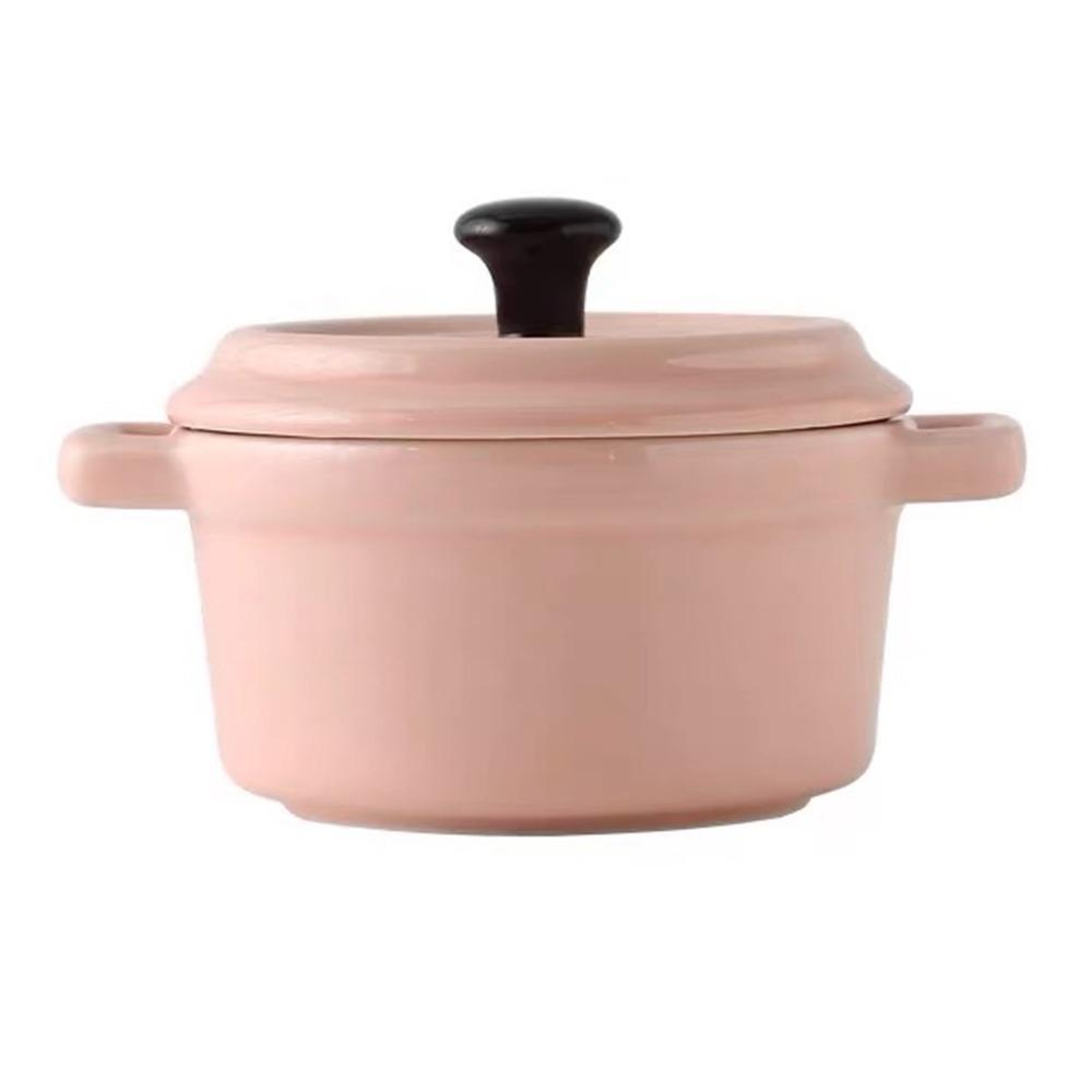 Hanging Ears Steamed Egg Bowl 200ml Mini Casserole with Lids Condiment Container  Household
