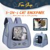 Pet Backpack Carrier Breathable Anti Stress Travel Bag Adjustable Shoulder Outdoor Handbag for Cats Dogs